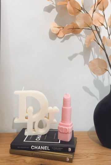 Inspired logo candle