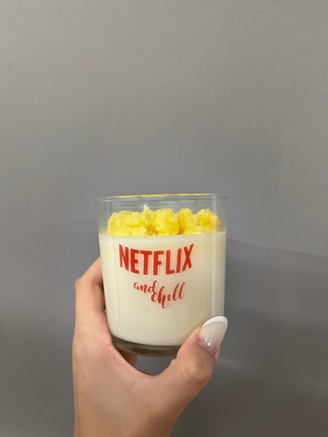 Netflix And Chill Candle